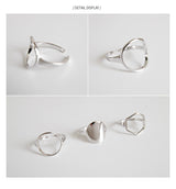 Geometry Shape 925 Sterling Silver Ring for Women – Gifts for Her — 4