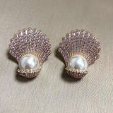 Women's New Style Shell Earrings Pearl Temperament – Stylish Gifts — 3