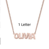 Personalized 3D Bubble Name Necklace – Jewelry Gift Ideas — 11