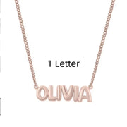 Personalized 3D Bubble Name Necklace – Jewelry Gift Ideas — 11