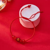Zodiac Cinnabar All-matching Weaving Bracelet – Jewelry Gift Ideas — 6