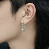 Cross Chain Earrings For Men And Women – Gifts for Her — 3