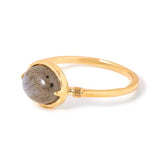 Natural Labradorite Vintage Women's Ring Light – Jewelry Gift Ideas — 6