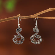 Chinese Style Vintage Drop Earrings With Diamonds – Stylish Gifts — 1