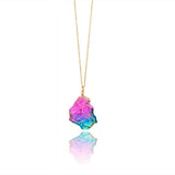 Rainbow Quartz Crystal Necklace – Jewelry Gift Ideas — 1