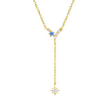 Five-pointed Star Y-shaped Tassel Necklace – Jewelry Gift Ideas — 5