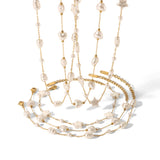 Pearl Tassel Starry All-match Clavicle Stainless – Jewelry Gift Ideas — 4