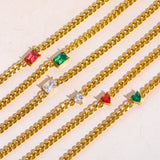 Heavy Industry Cuban Chain Love Necklace – Jewelry Gift Ideas — 14