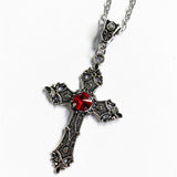 Cross Diamond Pendant Jewelry Necklace Punk Charm – Jewelry Gift Ideas — 3