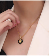 Colored Enamel Glaze Love Diamond Pendant – Jewelry Gift Ideas — 12