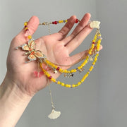 Butterfly-drip-glaze Bead Necklace Niche Design – Jewelry Gift Ideas — 16