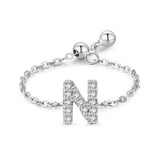 Letter Chain Ring Female Fashion Niche Design Love – Stylish Gifts — 11