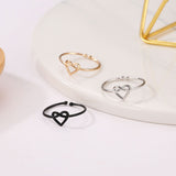 Hollow love ring – Gifts for Couples — 7