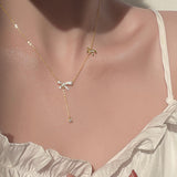 Women's 925 Sterling Silver Bow Pendant Necklace – Jewelry Gift Ideas — 5