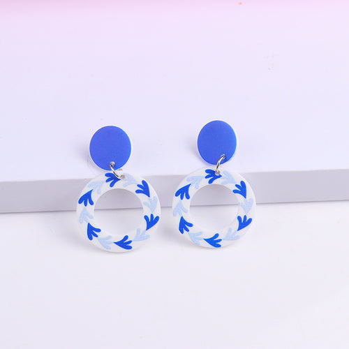 Blue And White Porcelain Series Eardrops Are Simple – Stylish Gifts — 2