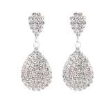 Rhinestone Claw Chain Drop Stud Earrings – Birthday Gifts — 5