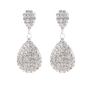 Rhinestone Claw Chain Drop Stud Earrings – Birthday Gifts — 5