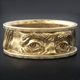 Men And Women Gaze At Embossed Alloy Ring – Gifts for Her — 3
