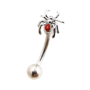 Eyebrow Nail Spider Punk Retro Titanium Steel Rod – Beauty Gifts — 2