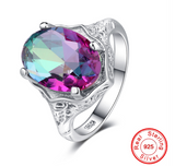 Purple Zircon Platinum Plated Ring – Practical Gifts — 5