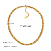 Stainless Steel Necklace Gold-plated Premium – Jewelry Gift Ideas — 4