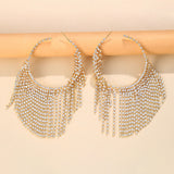 Exaggerated Personality Tassel Rhinestone Ring – Holiday Gift Ideas — 1