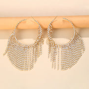 Exaggerated Personality Tassel Rhinestone Ring – Holiday Gift Ideas — 1