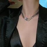 Exaggerated Heavy Work Snake Necklace Collarbone – Jewelry Gift Ideas — 1