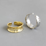 Simple Small Irregular Concave S925 Silver Ring – Unique Gift Ideas — 2