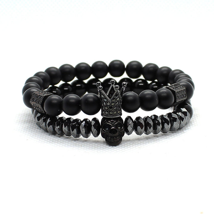 Natural stone men's bracelet – Jewelry Gift Ideas — 1
