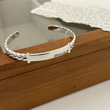 Simple Letter Bracelet Female Wheat Creative – Jewelry Gift Ideas — 6