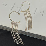 Fashionable And Simple Long Tassel Earrings – Practical Gifts — 11