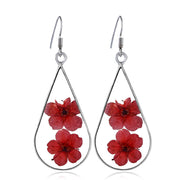 Transparent Natural Dried Flower Earrings – Everyday Gifts — 3