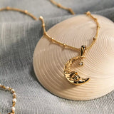 Moon Clavicle Chain Small Female – Gifts for Her — 4