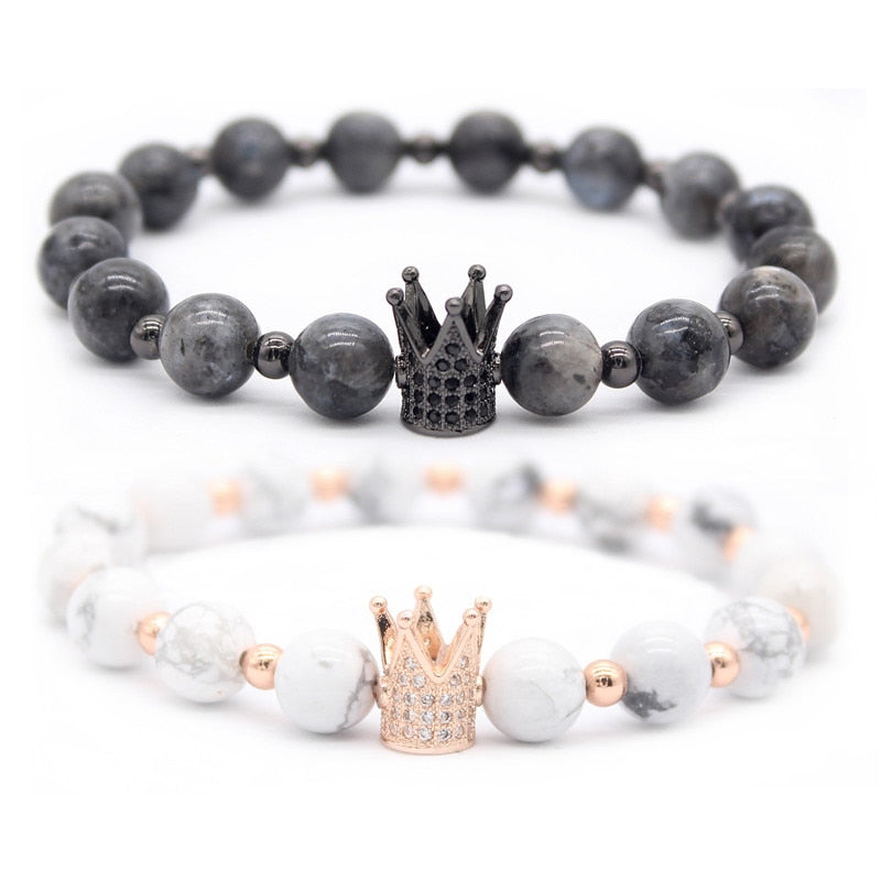 Natural energy volcanic stone bracelet – Jewelry Gift Ideas — 1