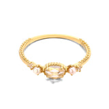 Silver Natural White Crystal Pearl Ring – Everyday Gifts — 5