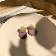 Autumn and winter geometric earrings female – Gifts for Her — 11
