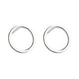 Plain Tremella Pin Round Earrings – Thoughtful Gifts — 1
