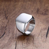 Ring Set With Red Zircon Ornaments In Titanium – Small Gift Ideas — 11
