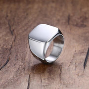 Ring Set With Red Zircon Ornaments In Titanium – Small Gift Ideas — 11
