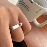 Geometric Line Hollow Ring Female Irregular Bends – Gifts for Her — 4