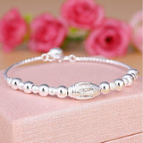Copper Plated Silver Bell Transfer Bead Bracelet – Jewelry Gift Ideas — 2