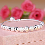 Copper Plated Silver Bell Transfer Bead Bracelet – Jewelry Gift Ideas — 1