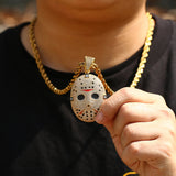 Chain Saw Frightening Mask Necklace – Jewelry Gift Ideas — 7