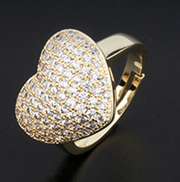 Luxury Big Heart Shape Pendant Necklace Ring – Jewelry Gift Ideas — 7