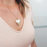 Angel Wings with Diamond Letters Love Necklace – Jewelry Gift Ideas — 3