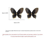 Sterling Silver Needle Hollow Mesh Butterfly Studs – Gifts for Couples — 3