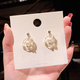 Circle Earrings Female Design Sense Pearl Temperament – Gifts for Her — 4