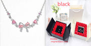 Sweet Bow Heart Rhinestone Bracelet Y2K Ins – Jewelry Gift Ideas — 3