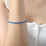 Colorful Zircon Stretch Bracelet Titanium Steel – Jewelry Gift Ideas — 6